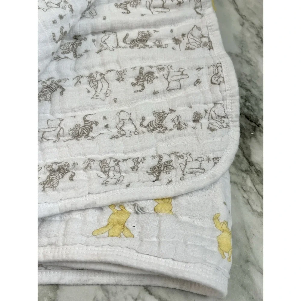 Winnie Pooh Cotton Muslin 1 Dream Blanket Disney Aden + Anais and 2 Swaddles
